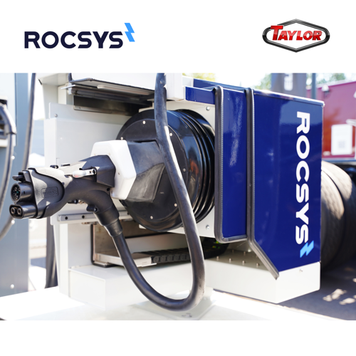 Taylor and Rocsys partner on autonomous charging for electric container handler.